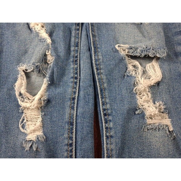 Wax Jeans Los Angeles Light Wash Distressed Size 7/28 - Picture 8 of 16